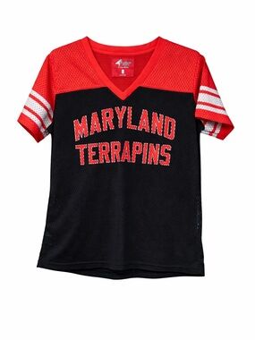 4her by Carl‎ Banks Maryland Terrapins Terps Jersey University Women’s Size Xl